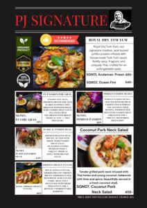 PJ Tavern special menu Pattaya SEO | Authentic Thai seafood | AI ChatGPT signature style